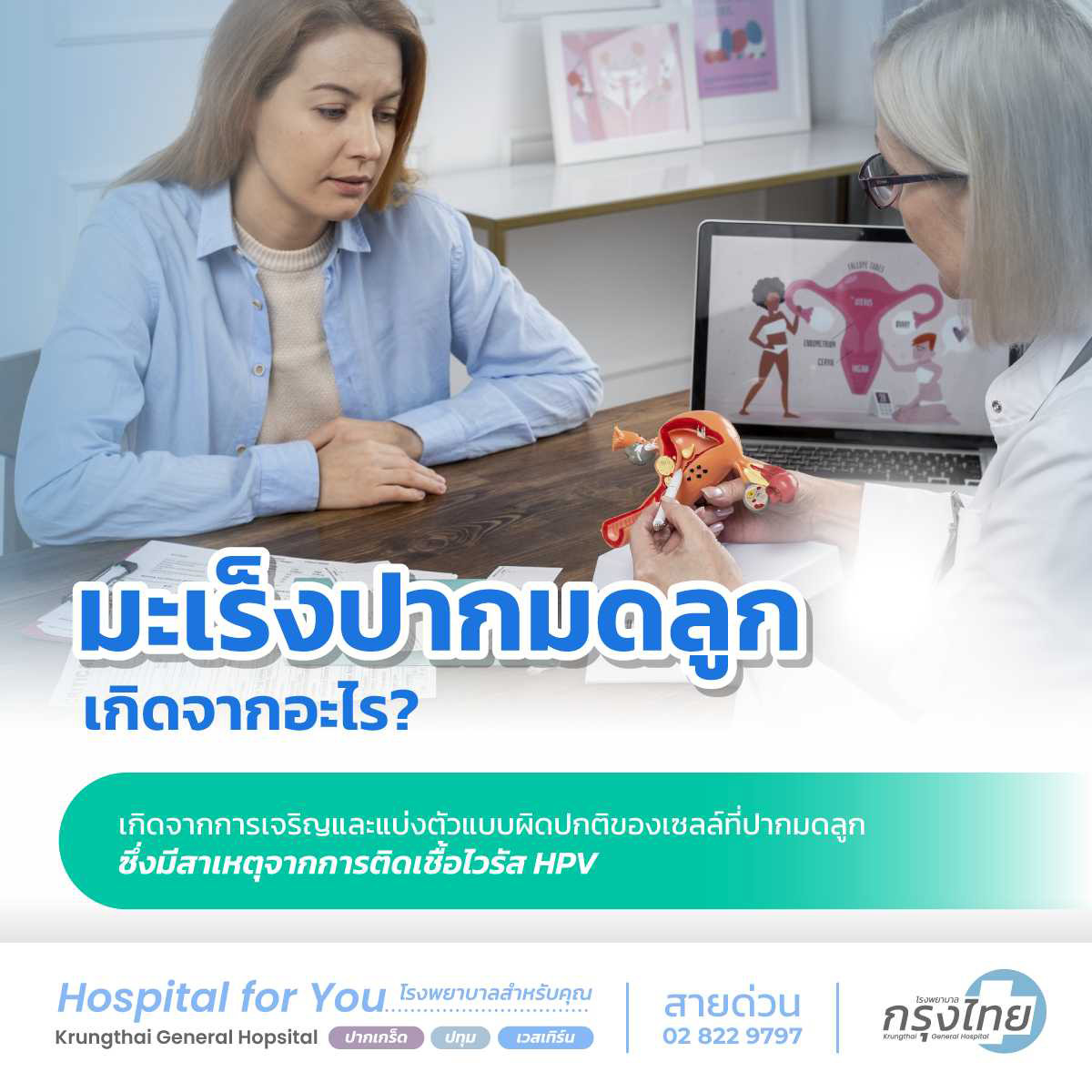 มะเร็งปากมดลูกเกิดจาก
